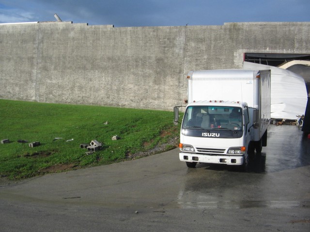 Building Collaspse 6-28-2006. Heavy rain and debris clogged roof drains caused this roof to fail.